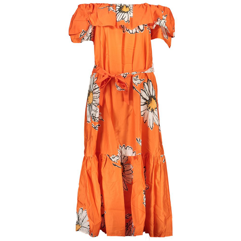 Arancione cotton woman dress-null