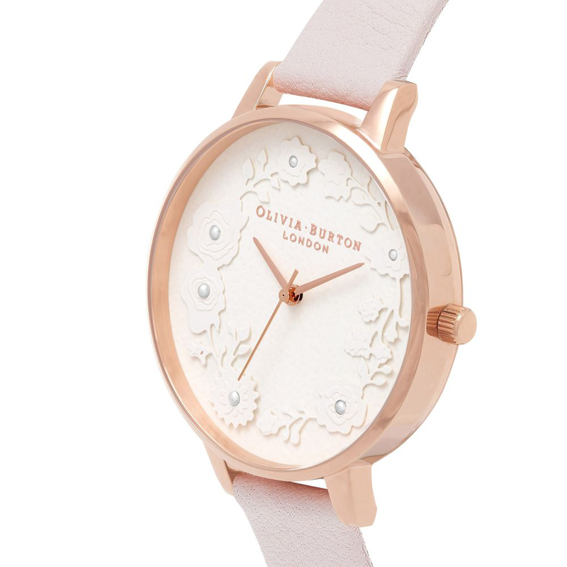 Multicolor artificial leather dress watch-null