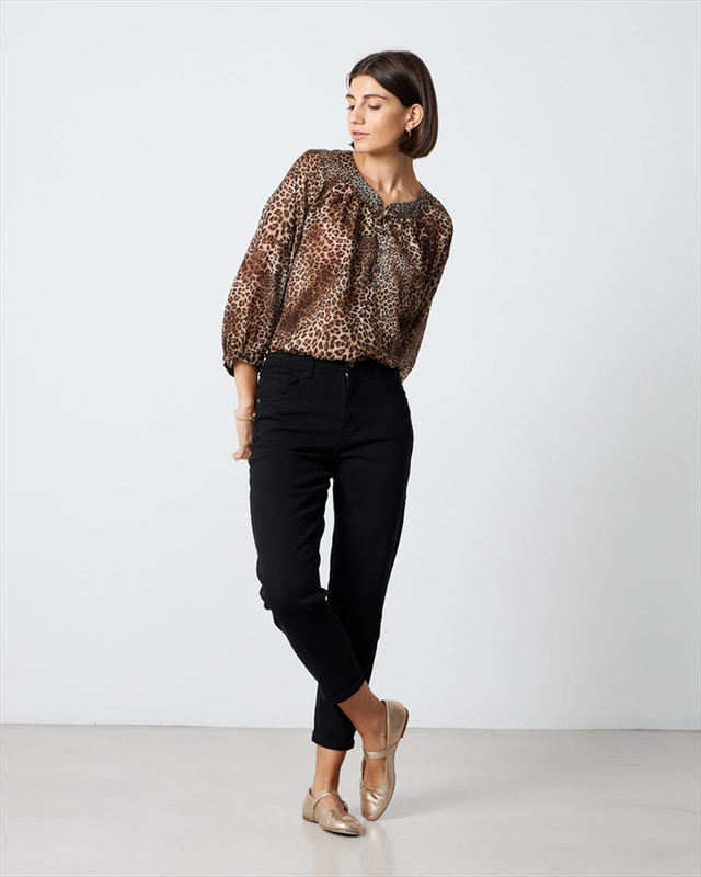 Trouser cotton mom fit-null