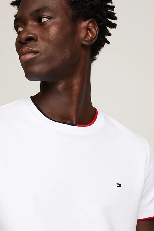 Rwb tipped pique tee-null