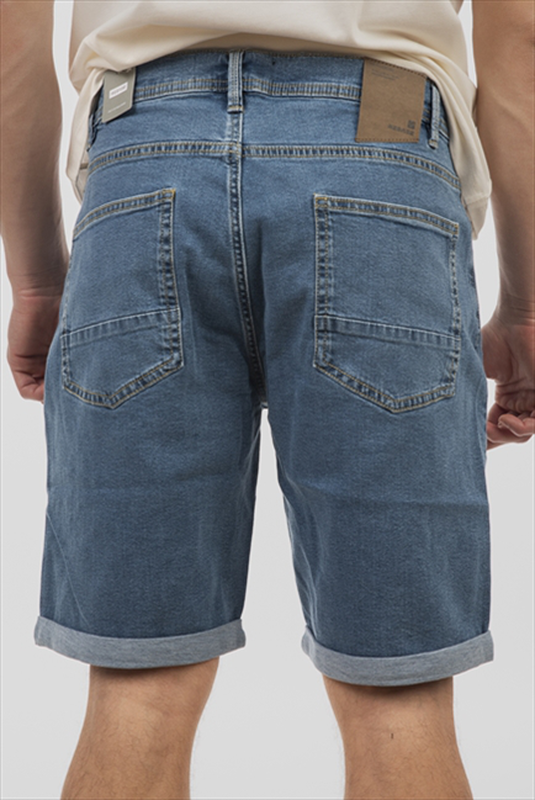 Product image: Denim ripped bermuda shorts-null