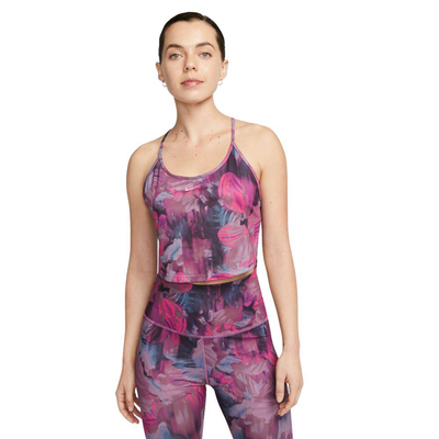 Dri-fit printed cropped tank top