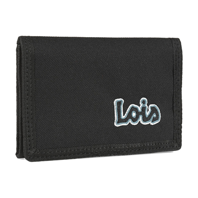 Πορτοφόλι ανδρικό lois μαύρο 314701-01, Black, medium