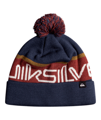 Quiksilver men summit beanie (eqyha03306-rrg0), Ruby Wine, medium