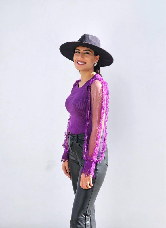 Knitted tull sleeve image number null