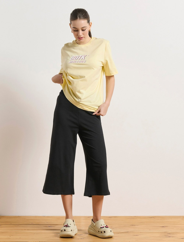 Bdtk woman's wide leg 7/8-null