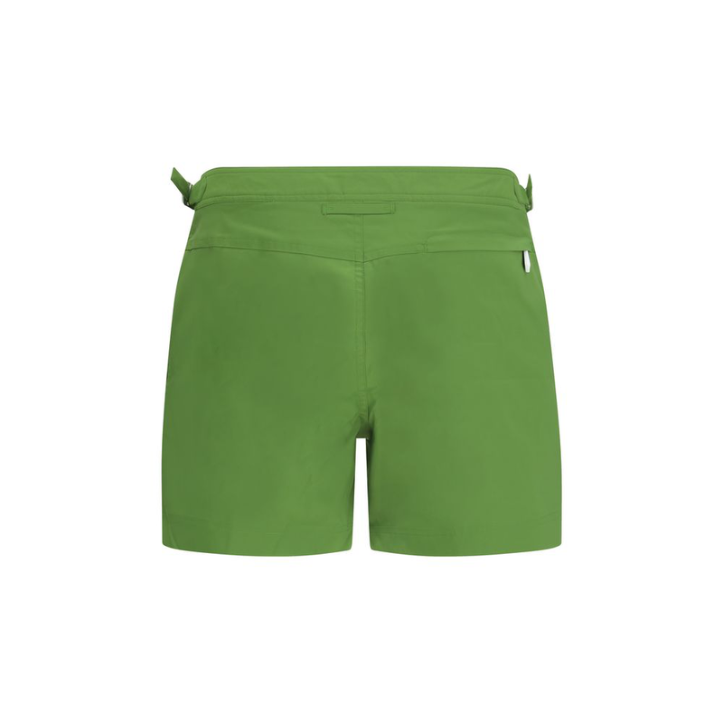 Bicolor polyester swim shorts-null
