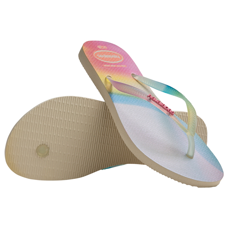 Product image: Havaianas slim metallic rainbow beige-null