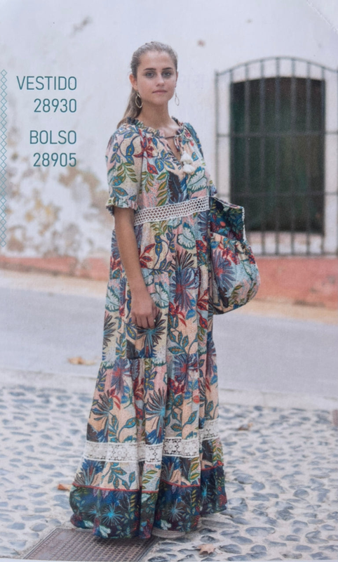 Isla bonita flower long dress 28930-null
