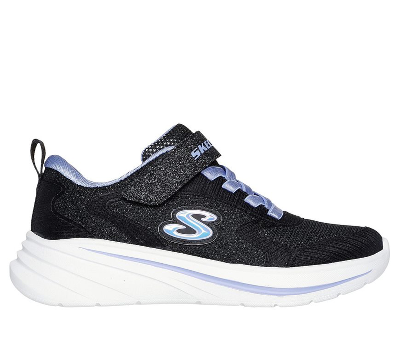 Skechers gore and strap sparkle mesh sneaker w/ satin overlays-null