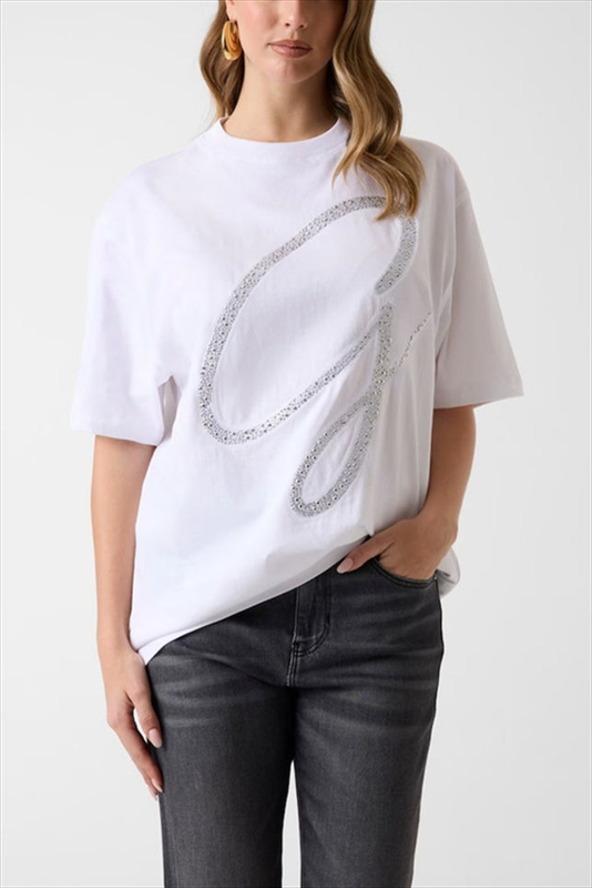 Maxi g studs tee - guess-null