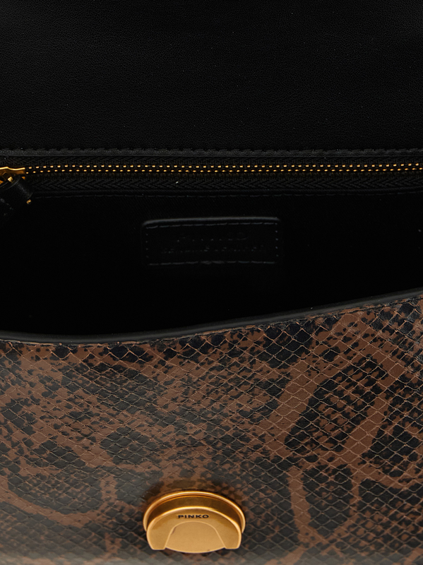 Brown calfskin handbag-null