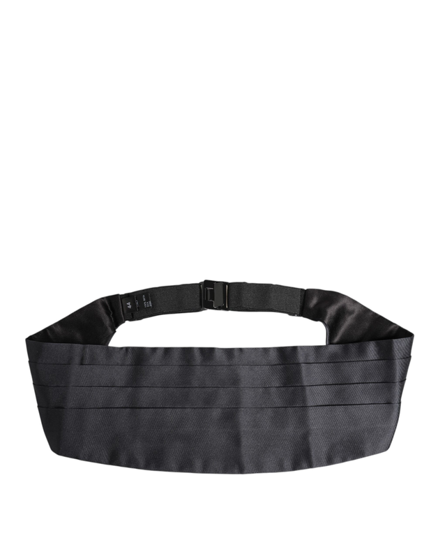 Dark blue 100% silk belt waist cummerbund-null