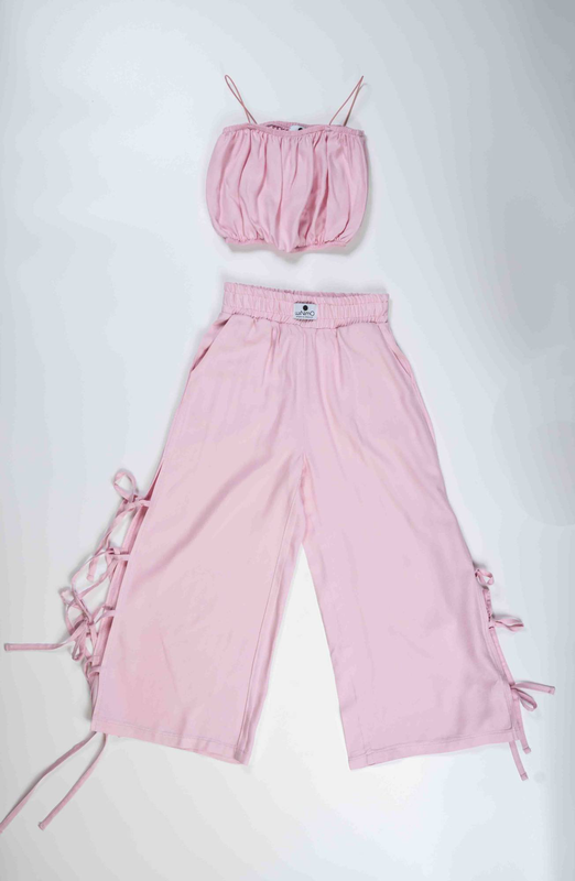 &Sigma;&epsilon;&tau; balloon crop top &kappa;&alpha;&iota; &pi;&alpha;&nu;&tau;&epsilon;&lambda;ό&nu;&iota; s-l-null