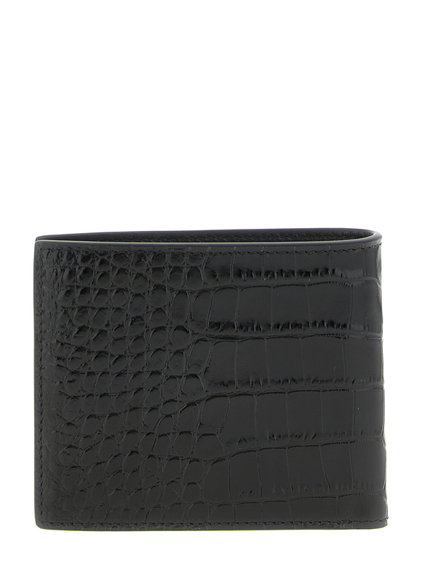 Black calfskin wallet-null