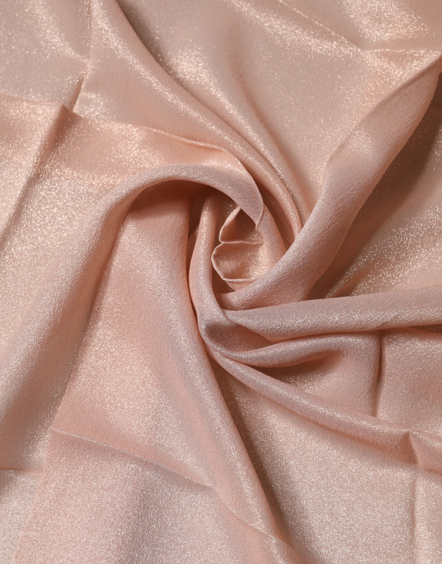 Light pink silk blend square foulard 87.5cm x86.5cm scarf-null