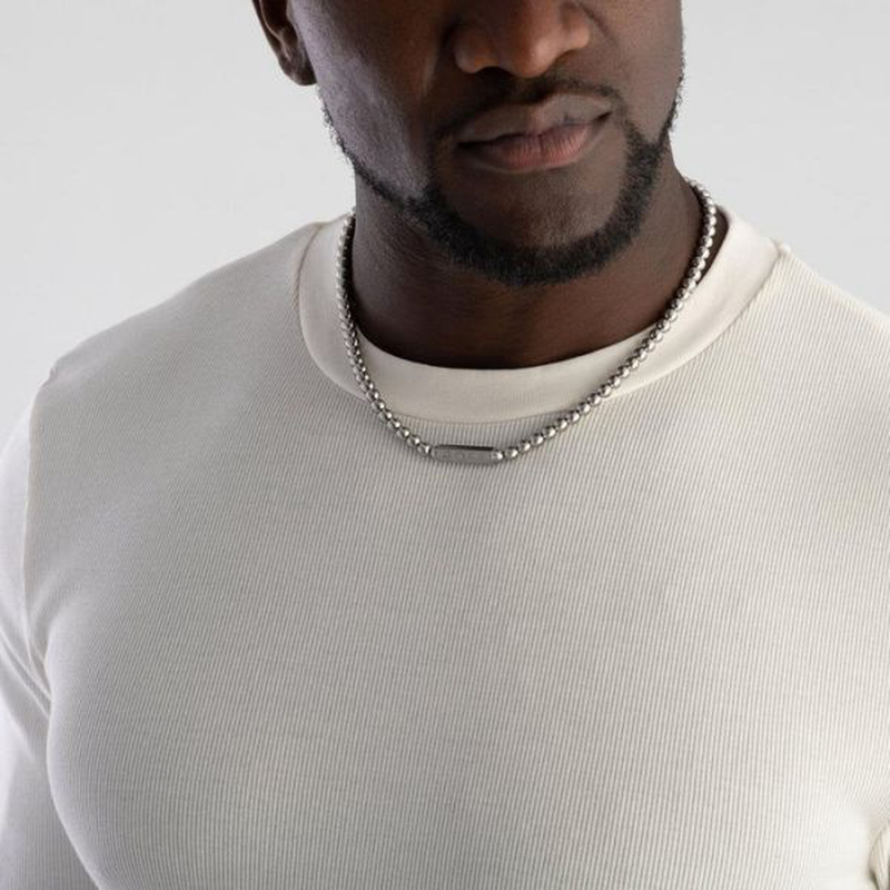 Boss men's jewellery necklace, , medium image number null