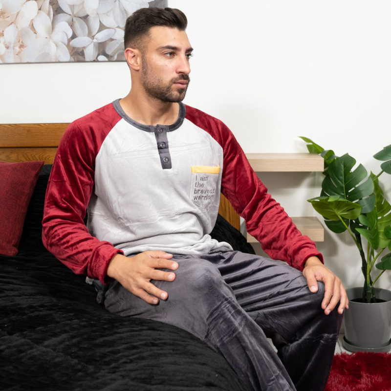 Mens velvet pajamas #m3296 image number null