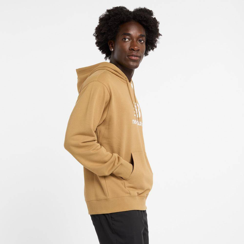 Stacked logo french terry hoodie-null