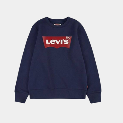 Batwing crewneck sweatshirt, Blue, medium