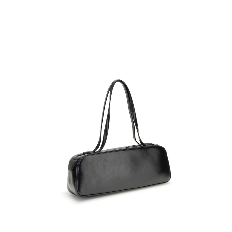 Black calf leather bos taurus shoulder bag-null