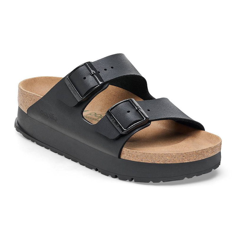 Birkenstock arizona platform flex birko-flor veg narrow papillio image number null