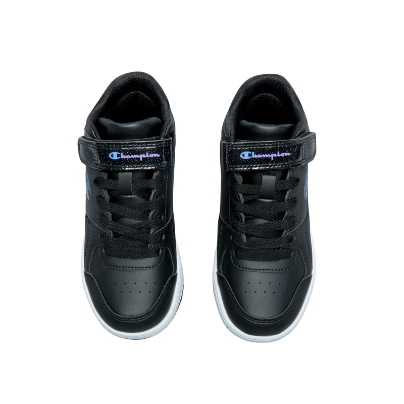 Champion girl mid cut shoe rebound mid g ps (s32489)-black-null