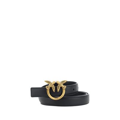 Black calf leather bos taurus regular belt, Black, medium