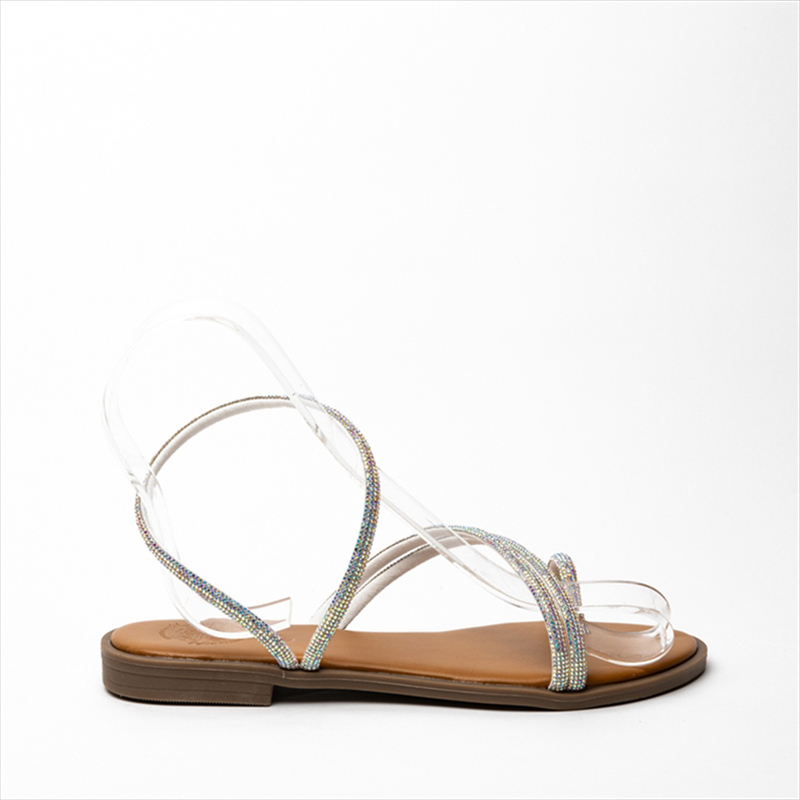 Product image: Athenais embellished women flat sandals with strass-null