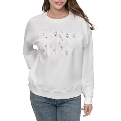 Dkny logo sweater, Ivory, medium