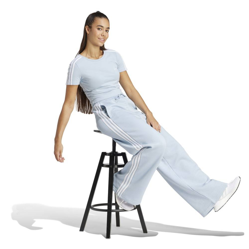 Product image: Women 3-stripes fleece wide pants-null