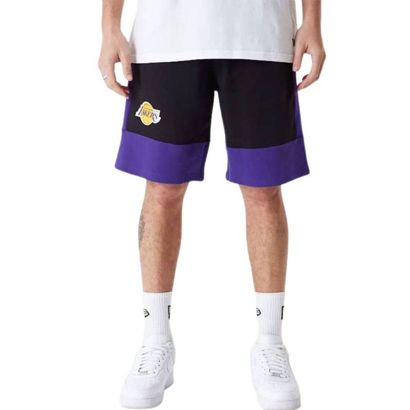 New era los angeles lakers nba colour block short-null