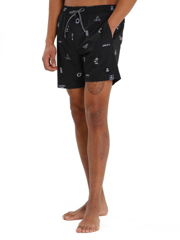 Men's printed volley shorts-null