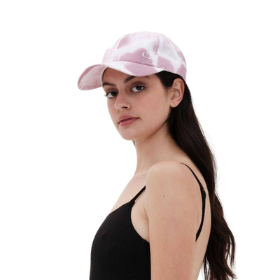 Unisex tie-dye baseball caps, Pink Foam, medium
