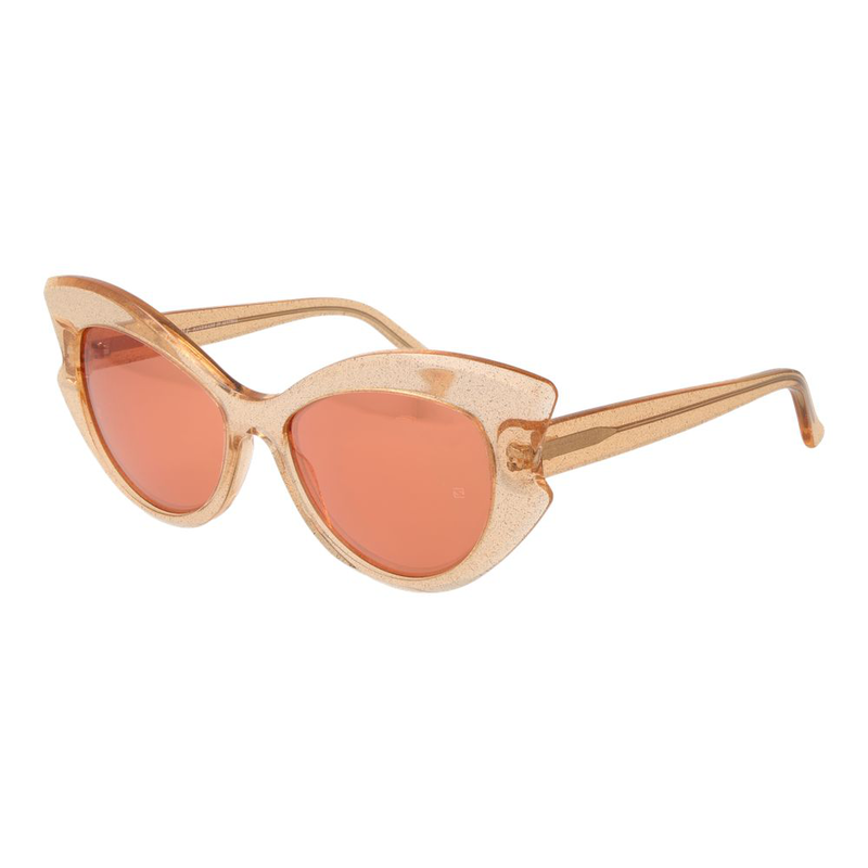 Orange acetate sunglasses-null