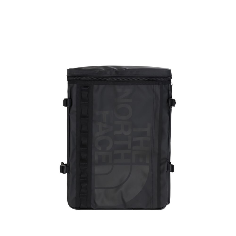 Black polyester backpack-null