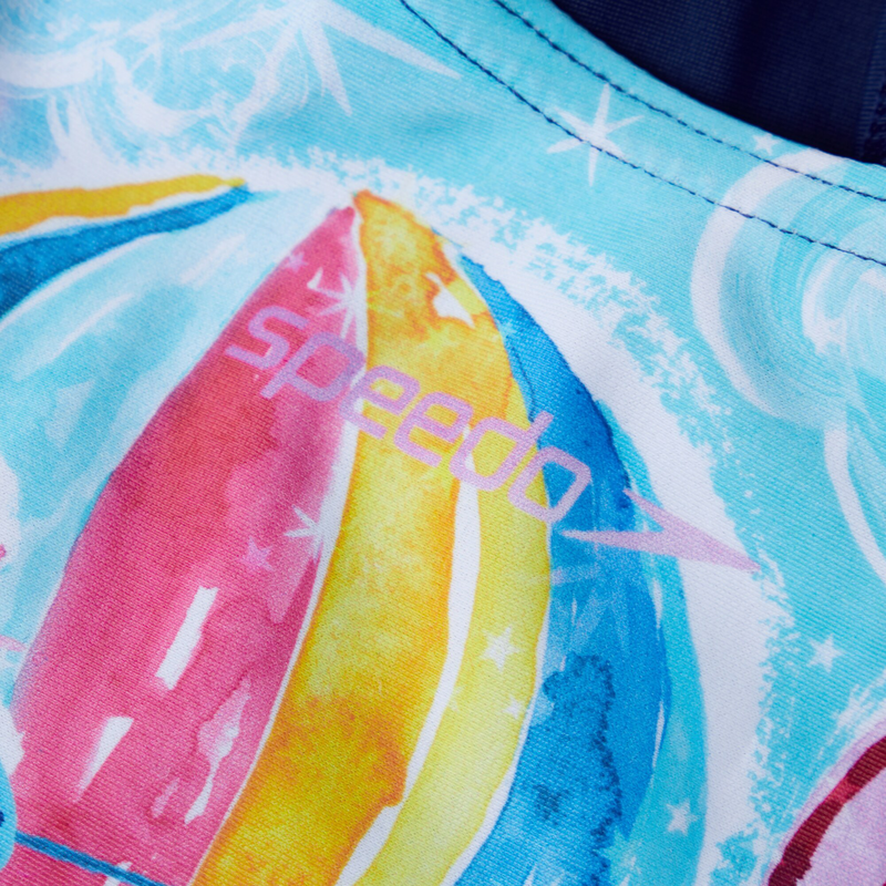 Speedo infant girls digital placement swimsuit (07970-h098)-null