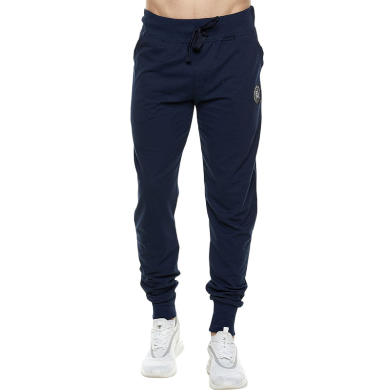 Sweatpants with rib cuffs and patch pockets thin fabric #1227-null