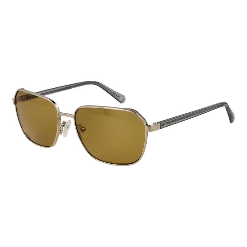 Gold metal sunglasses-null