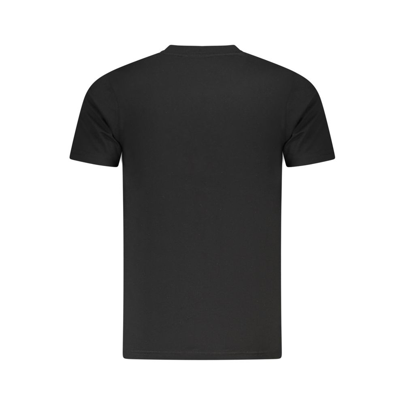 Black cotton mens t-shirt-null