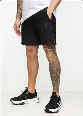 Gym king ambition impact tape short, Black, medium