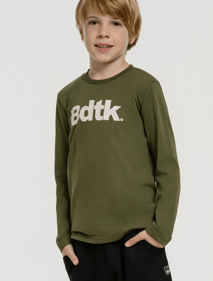 Bdtk boy's classic t-shirt ls, Recruit, medium
