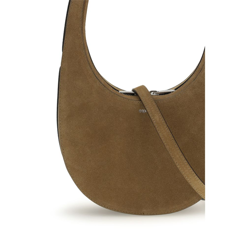 Brown calf leather bos taurus shoulder bag-null