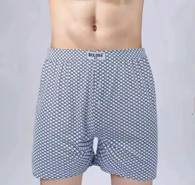 Classic boxer briefs with plaid pattern 4pack #8041