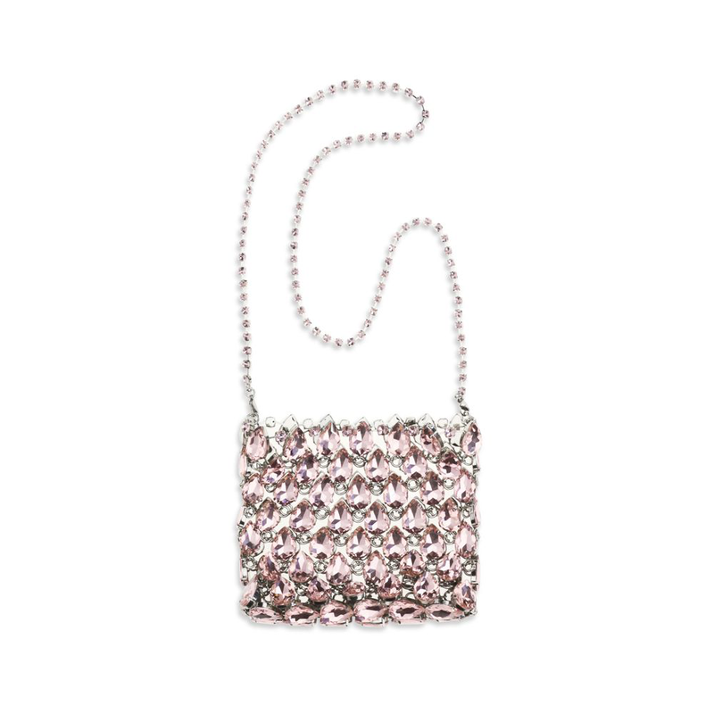 Multicolor polyester shoulder bag-null
