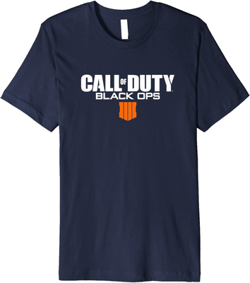 Tshirt 100%cotton call of duty, Navy, medium