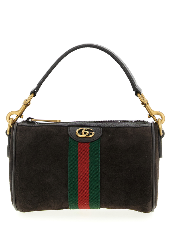 Brown calfskin handbag-null