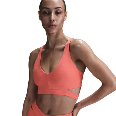 Zenvy light-support padded sports bra, Ember / White, medium