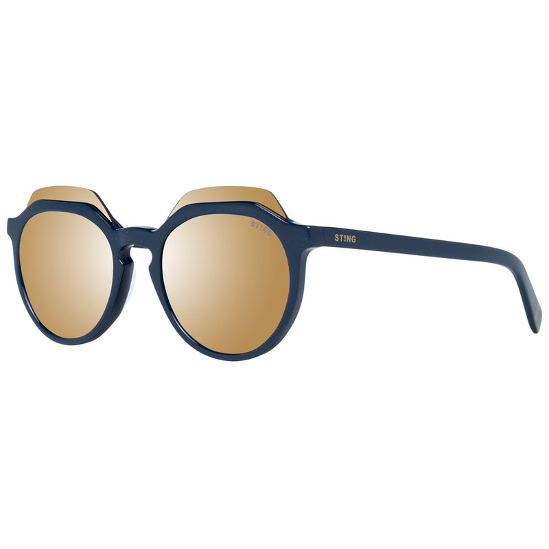 Blue plastic sunglasses-null