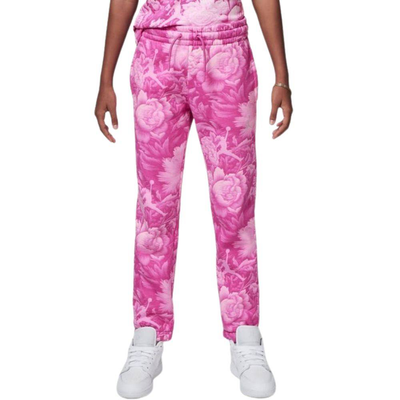 Girls brklyn essential floral all over print pant, Fire Pink, medium
